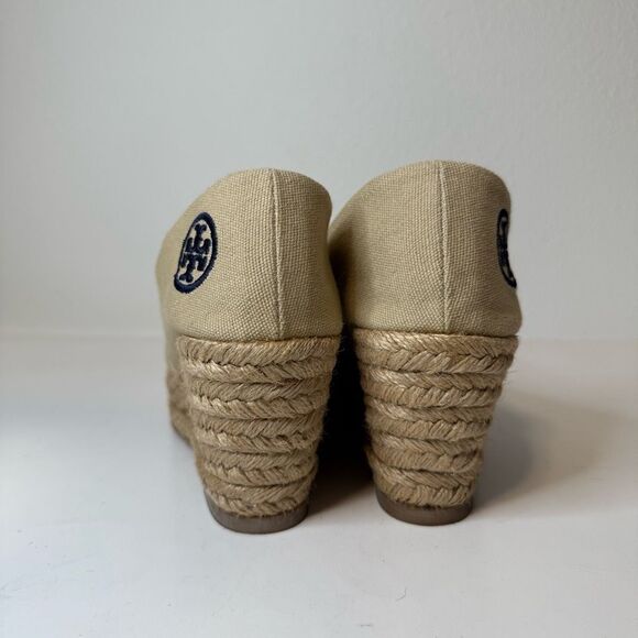 Tory Burch Filipa Wedge Espadrille Size 8 - Picture 15 of 15